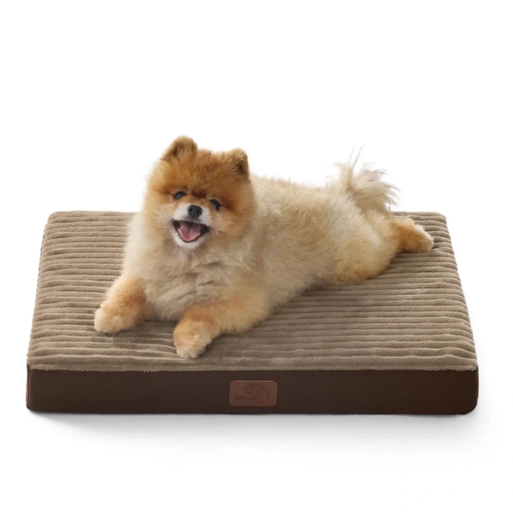 Orthopedic Joint Relief Dog Bed-COFFEE/CREAM